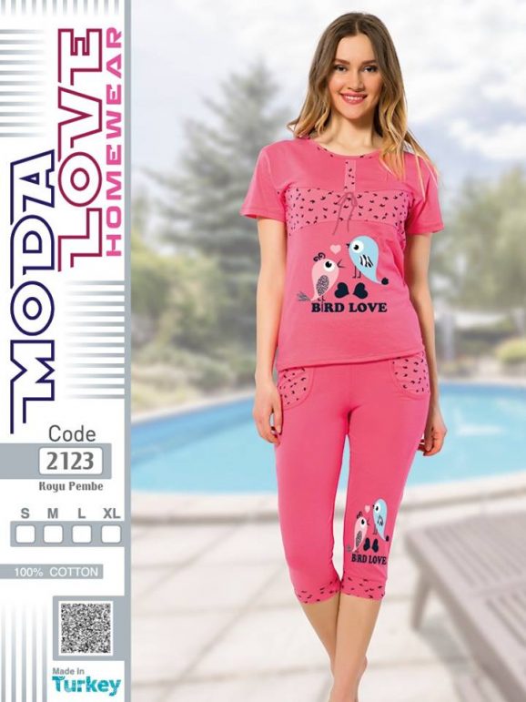 ست راحتی تیشرت و شلوارک کد2123