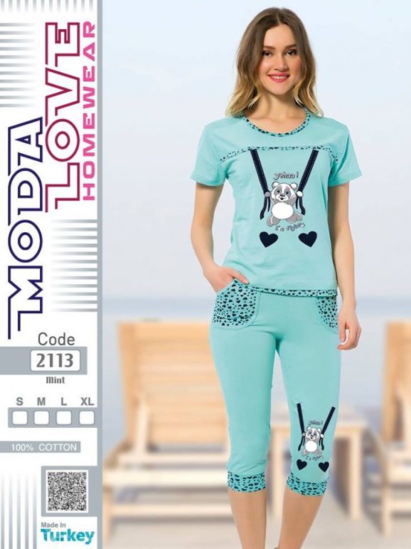 ست راحتی تیشرت و شلوارک کد2113