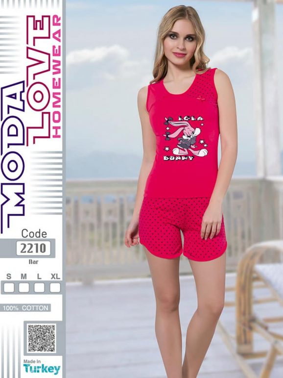 ست راحتی تاپ و شورت کد2210