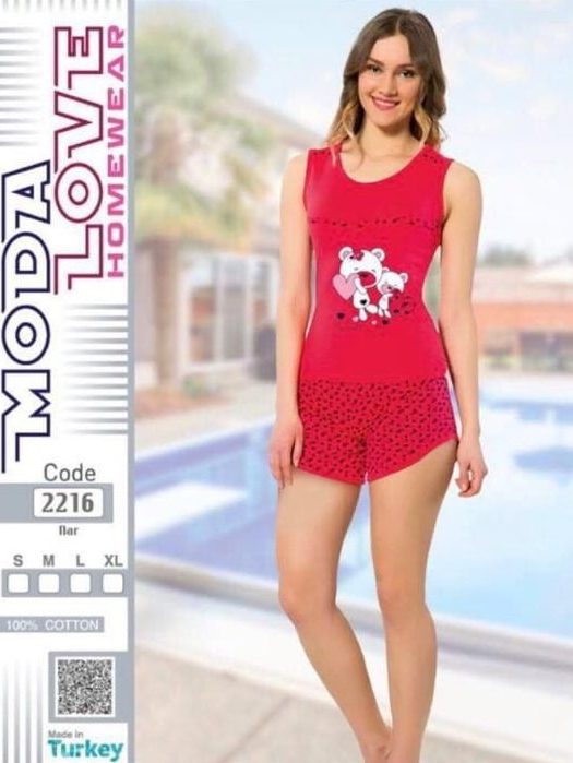 ست راحتی تاپ و شورت کد2216